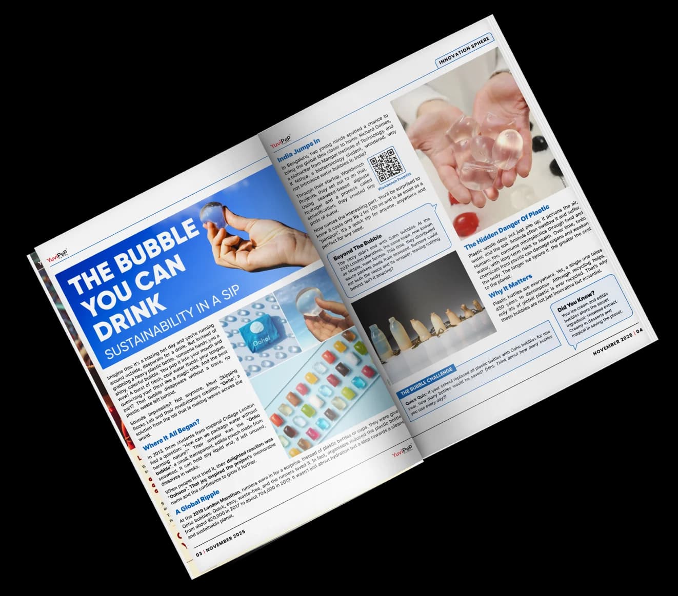 YuviPep Magazine mockup